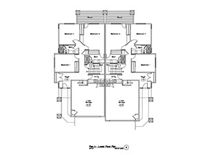 Floor Plan 4 bedroom 1st floor